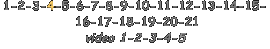 1-2-3-4-5-6-7-8-9-10-11-12-13-14-15-