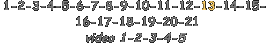 1-2-3-4-5-6-7-8-9-10-11-12-13-14-15-