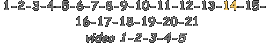 1-2-3-4-5-6-7-8-9-10-11-12-13-14-15-