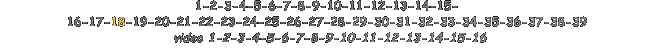 1-2-3-4-5-6-7-8-9-10-11-12-13-14-15- 16-17-18-19-20-21-22-23-24-25-26-27-28-29-30-31-32-33-34-35-36-37-38-39
