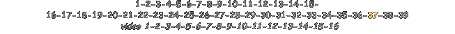 1-2-3-4-5-6-7-8-9-10-11-12-13-14-15- 16-17-18-19-20-21-22-23-24-25-26-27-28-29-30-31-32-33-34-35-36-37-38-39