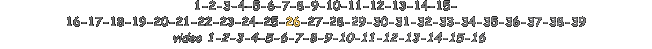 1-2-3-4-5-6-7-8-9-10-11-12-13-14-15- 16-17-18-19-20-21-22-23-24-25-26-27-28-29-30-31-32-33-34-35-36-37-38-39