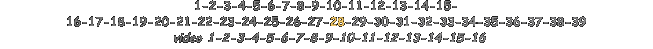 1-2-3-4-5-6-7-8-9-10-11-12-13-14-15- 16-17-18-19-20-21-22-23-24-25-26-27-28-29-30-31-32-33-34-35-36-37-38-39